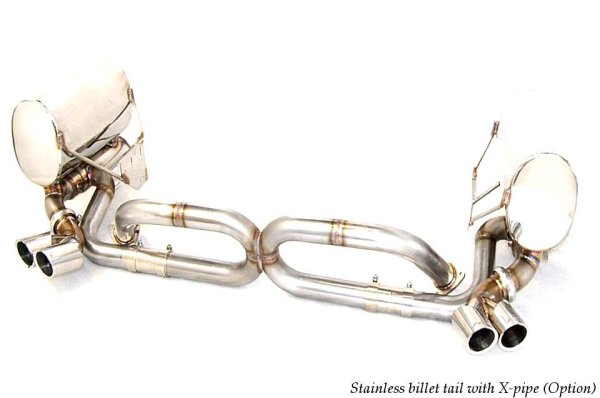 Photo4: [Porsche 996 Carrera Exhaust Muffler] Cat-back F1 Sound Valvetronic Exhaust System