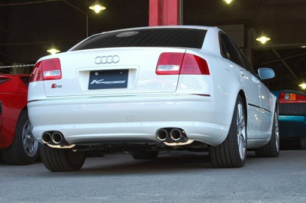 Photo1: [Audi S8 Exhaust Muffler] Cat-back F1 Sound Valvetronic Exhaust System