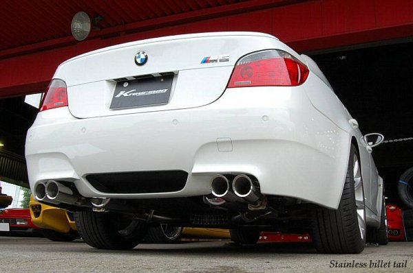 Photo1: [BMW E60 M5 Exhaust Muffler] First Cat-back F1 Sound Valvetronic Exhaust System