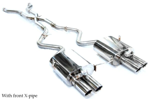 Photo3: [BMW E90 M3 Exhaust Muffler] Stainless Front X-pipe
