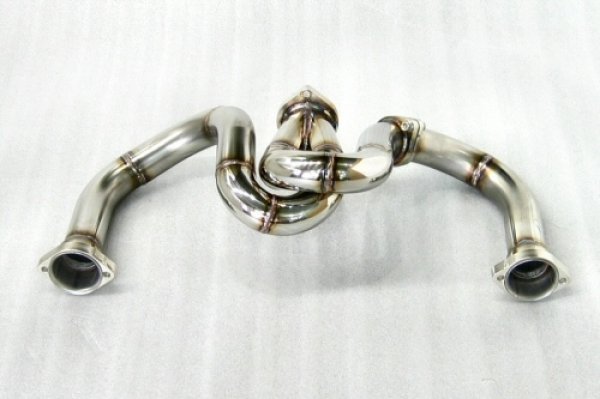 Photo2: [Ferrari F355 Exhaust Muffler] Stainless Spiral-style pipe (M5.2)