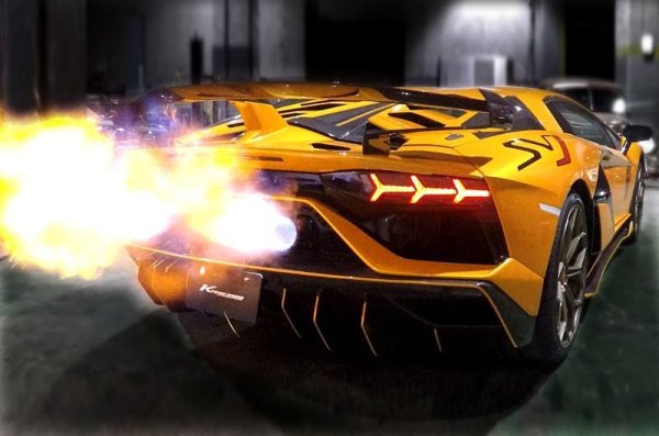 Photo1: [Lamborghini Aventador SVJ Exhaust Muffler] F1 Sound Valvetronic Exhaust System Super Howling Ver. Full-kit