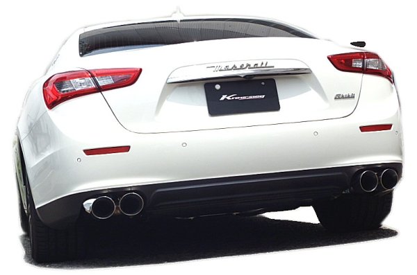 Photo1: [Maserati Ghibli V6 Exhaust Muffler] Cat-back F1 Sound Valvetronic Exhaust System