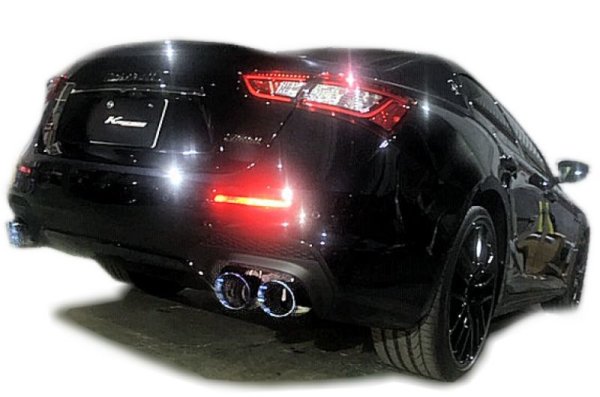 Photo1: [Maserati Ghibli V6 Exhaust Muffler] Cat-back F1 Sound Valvetronic Exhaust System