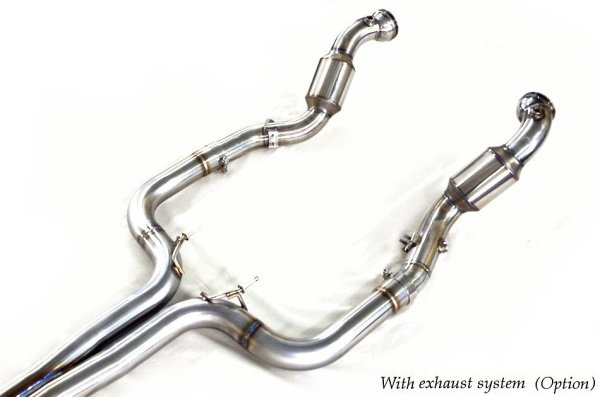 Photo3: [Maserati Ghibli V6 Exhaust Muffler] Catalyzer Bypass Pipe