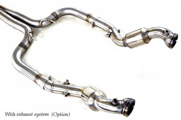 Photo2: [Maserati Ghibli V6 Exhaust Muffler] Catalyzer Bypass Pipe