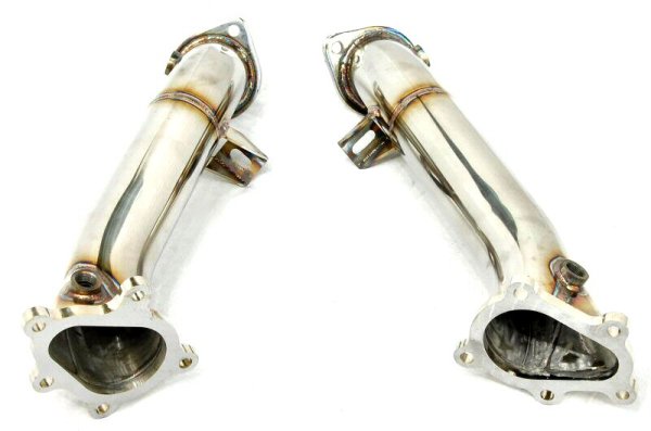 Photo6: [NISSAN GT-R Exhaust Muffler] Stainless Turbine outlet Pipe
