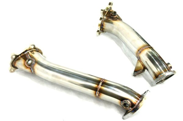 Photo4: [NISSAN GT-R Exhaust Muffler] Stainless Turbine outlet Pipe