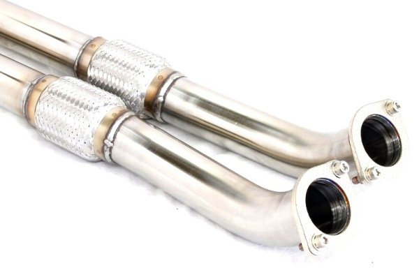 Photo3: [NISSAN GT-R Exhaust Muffler] Stainless 2in1 Front Pipe