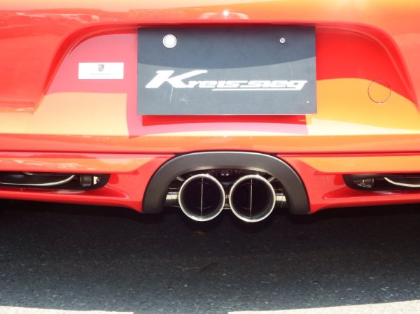 Photo17: [Porsche 981 Boxter & Cayman Exhaust Muffler] First Cat-back F1 Sound Valvetronic Exhaust System