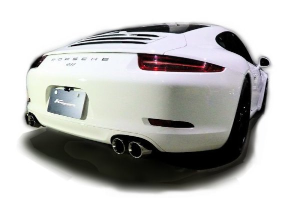 Photo1: [Porsche 991 Carrera Exhaust Muffler] First Cat-back F1 Sound Valvetronic Exhaust System