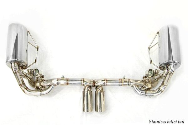 Photo6: [Porsche 997 GT3 Exhaust Muffler] First Cat-back Valvetronic Exhaust System