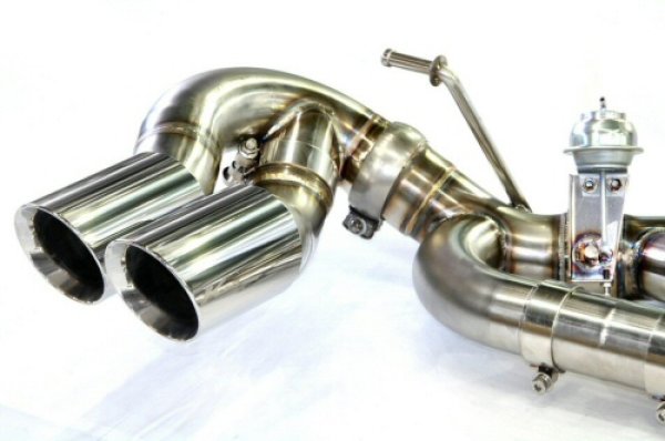 Photo3: [Porsche 957 Cayenne Exhaust Muffler]  Cat-back F1sound Valvetronic exhaust system