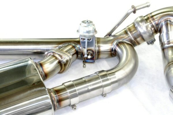 Photo4: [Porsche 957 Cayenne Exhaust Muffler]  Cat-back F1sound Valvetronic exhaust system