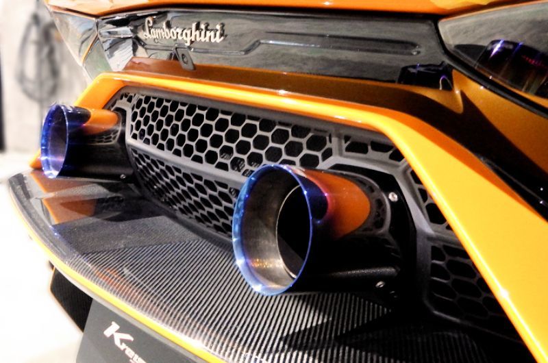 [Lamborghini Aventador SVJ Exhaust Muffler] F1 Sound Valvetronic