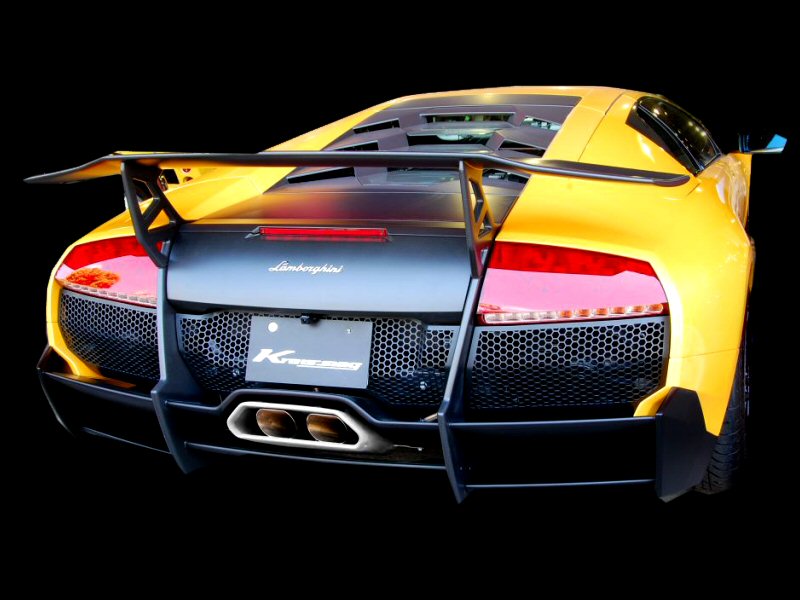 [Lamborghini Murcielago Exhaust Muffler] Headers-Back F1 Sound Valvetronic Exhaust System [Stainless box tail]