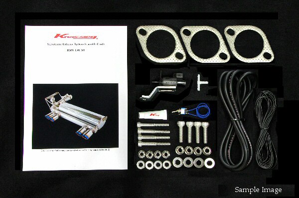 [Porsche 987 Cayman Exhaust Muffler] Ksg Valvetronic Exhaust system repair kit.