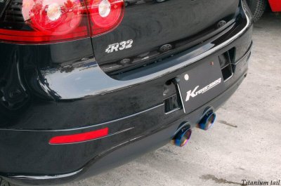 Photo1: [VW Golf R32 Exhaust Muffler] Cat-back F1 sound Valvetronic Exhaust System