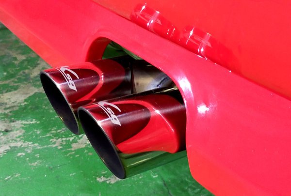Photo5: [Ferrari 348 Exhaust Muffler] Cat-Back F1 Sound Exhaust System Wonder Wolf Ver. (5)