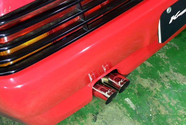 Photo6: [Ferrari 348 Exhaust Muffler] Cat-Back F1 Sound Exhaust System Wonder Wolf Ver. (6)