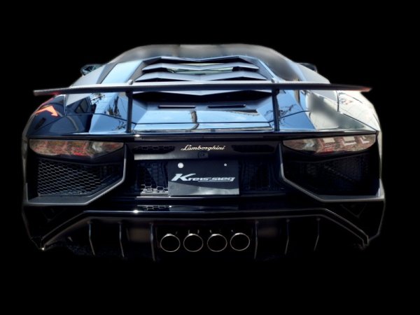 Photo1: [Lamborghini Aventador LP750-4SV Exhaust Muffler] F1 Sound Valvetronic Exhaust System Super Howling Ver. Full-kit (1)